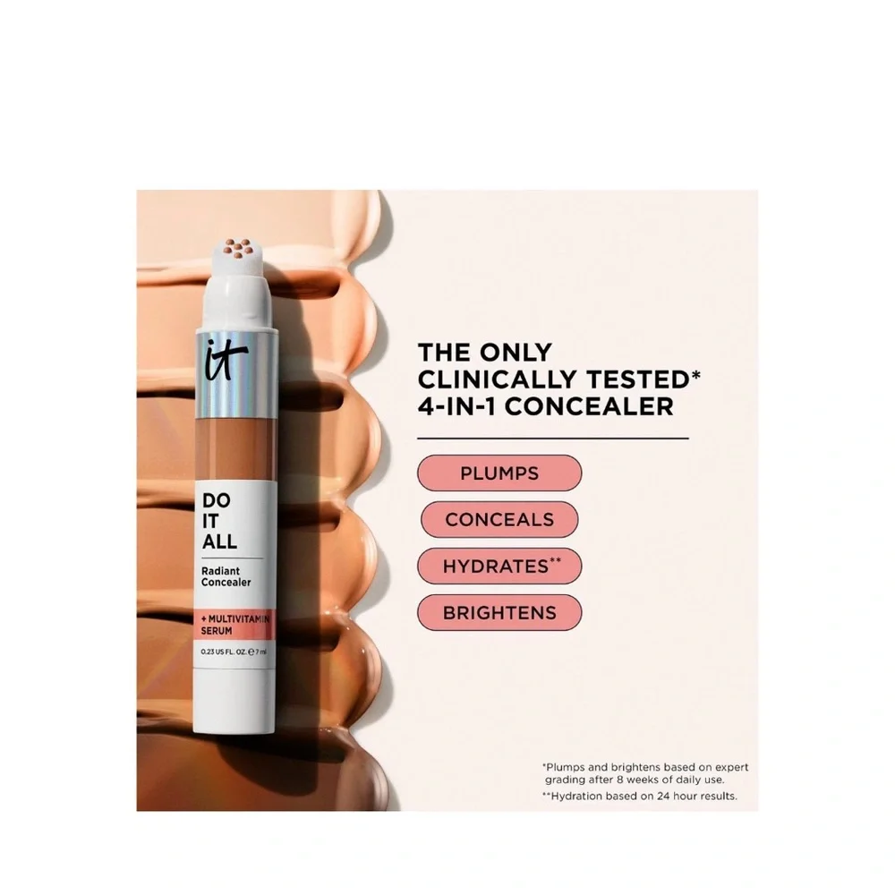 IT Cosmetics Do It All Radiant Concealer - Multitasking Serum 420 tan Rich warm